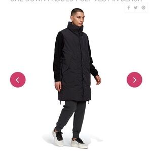 NWT Y3 Adidas Puffer Women's Small - Mens XXS Vest Coat Jacket Hooded Black $945